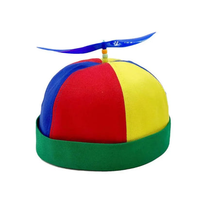 Colorful Propeller Beanie Hat – Fun Helicopter Cap for Adults & Teens