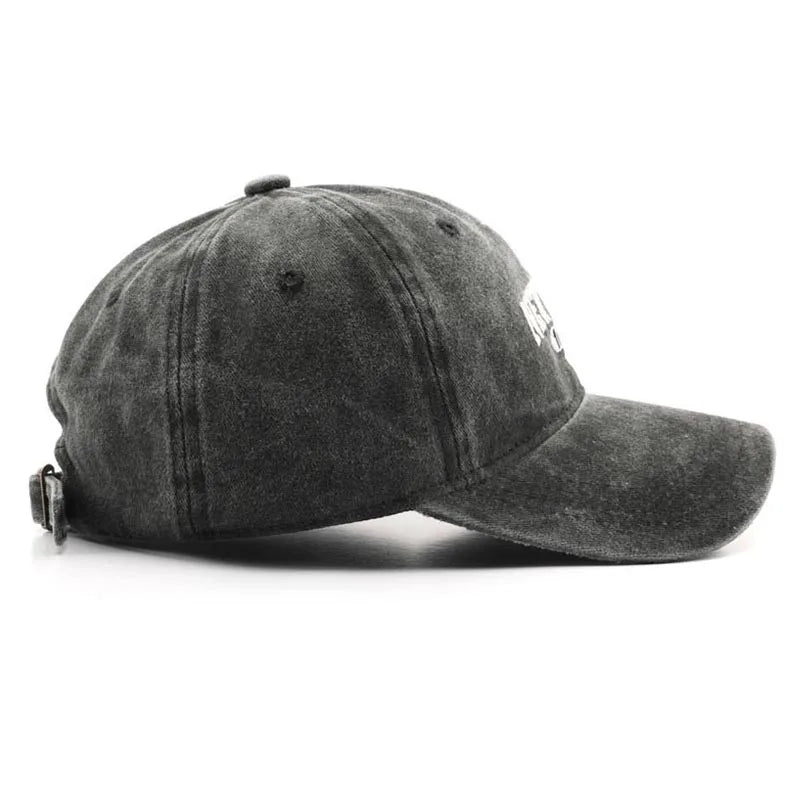 New York 1625 Vintage Washed Baseball Cap – Unisex Retro Snapback Hat