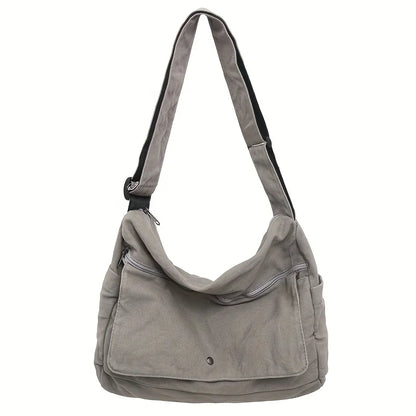 Large Canvas Hobo Crossbody Bag