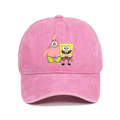 SpongeBob & Patrick Baseball Cap – Adjustable Cartoon Hat