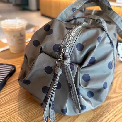 Large Capacity Nylon Shoulder Bag – Korean Casual Tote