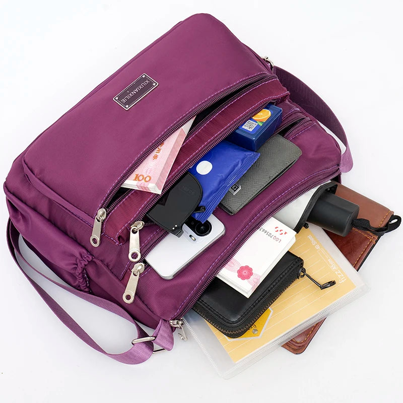 Women's Nylon Crossbody Bag – Large Capacity Shoulder Bag