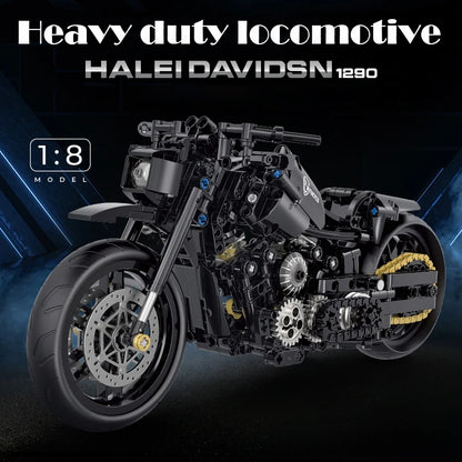 Motorcycle Building Block Set – 586 PCS Technical Brick Model Kit