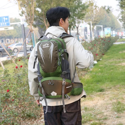 40L Waterproof Hiking Backpack – Men's Large Outdoor Travel Rucksack