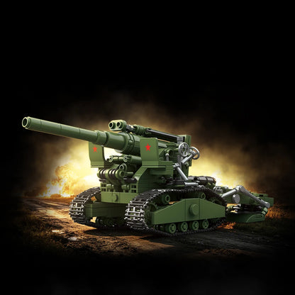 B-4 M1931 Howitzer Military Building Blocks Set – WWII Artillery Model