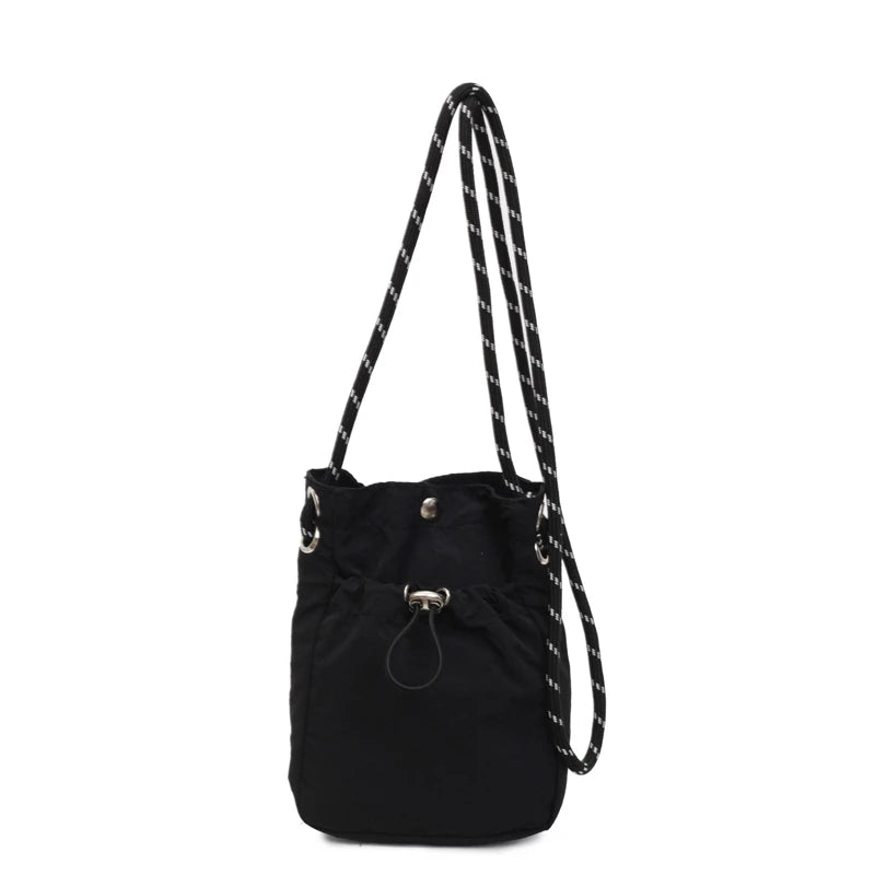 Women's Drawstring Mini Crossbody Shoulder Bag