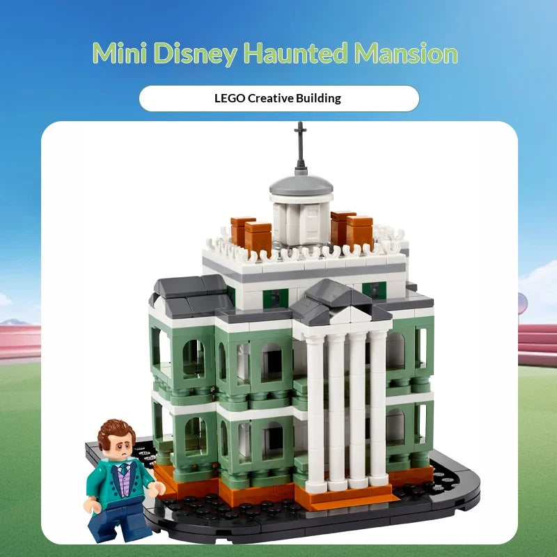 LEGO Disney 40521 Mini Haunted Mansion – Desktop Decor Building Set