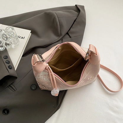 Chinese Embroidery Silk Crossbody Bag – Luxury Women's Purse