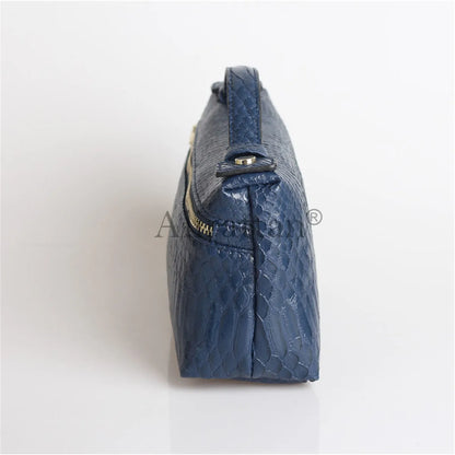 Crocodile Pattern Makeup Bag Large Capacity Women Travel Toiletry Carry Case Classic Organizr