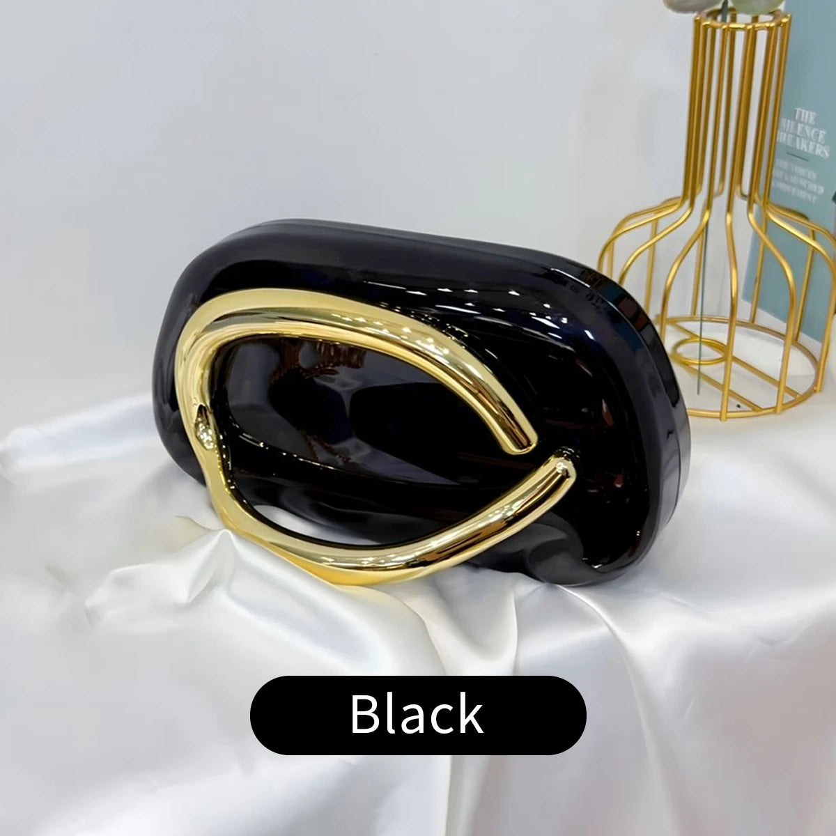 Acrylic Box Clutch Bag Women's Evening Handbag Wedding Party Purse