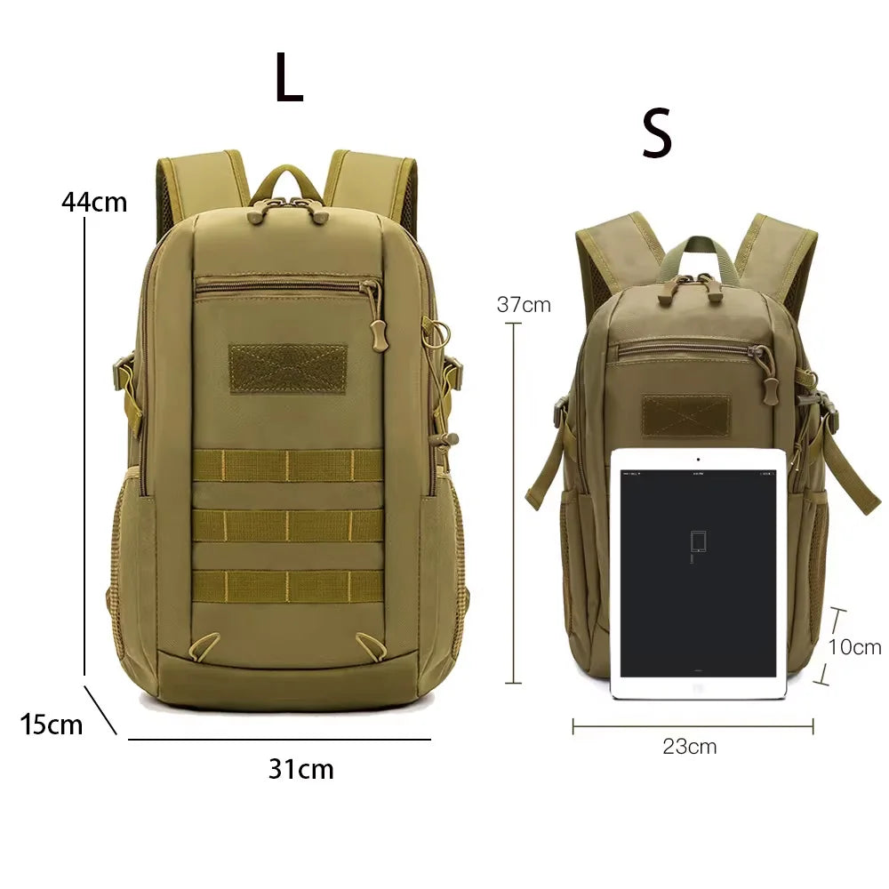 Small Tactical Backpack 10L/20L – Waterproof Outdoor Hiking Bag