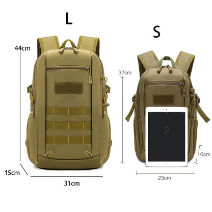 Small Tactical Backpack 10L/20L – Waterproof Outdoor Hiking Bag