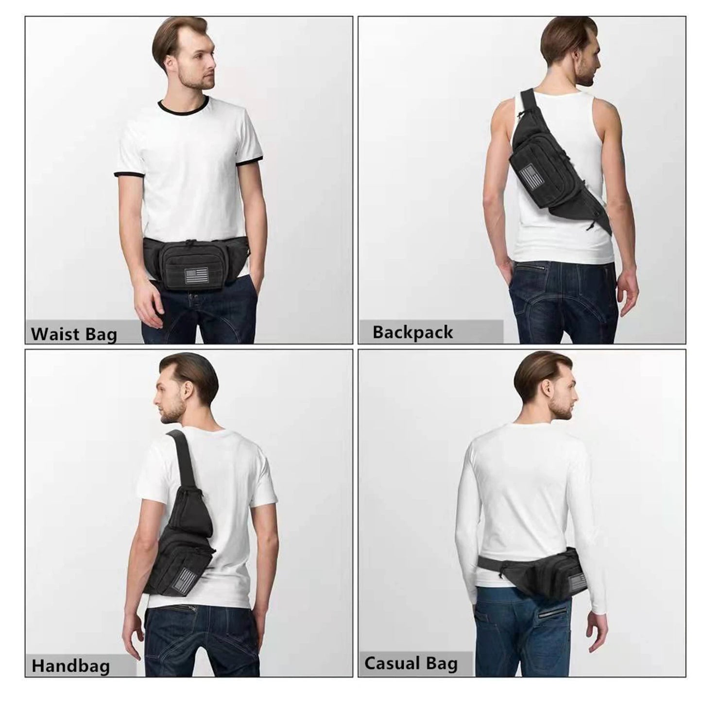 Tactical Fanny Pack – Concealed Carry Gun Holster Waist Bag