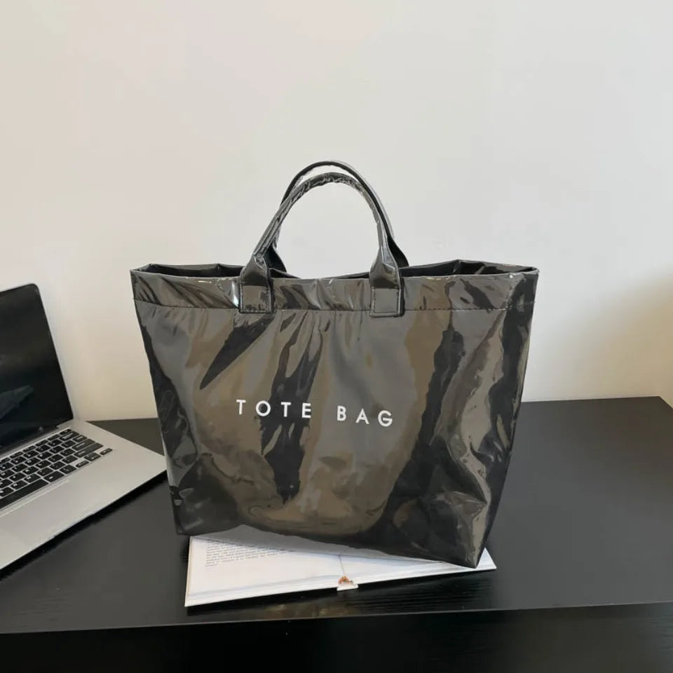 PVC Tote Bag for Women – Large Waterproof Shopper