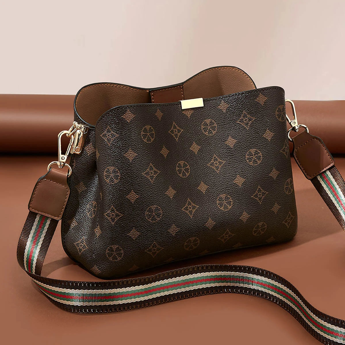 FOXER Brand 2026 Retro Women's Shoulder Bag PVC Leather Large Capacity Tote Bag Female Crossbody Purse Best Gift for Mom
