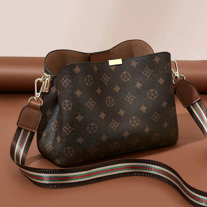 FOXER Brand 2026 Retro Women's Shoulder Bag PVC Leather Large Capacity Tote Bag Female Crossbody Purse Best Gift for Mom
