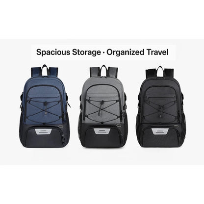 35L Sports Gym Backpack with Laptop Compartment & Shoe Pocket
