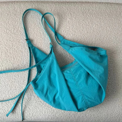 Large Capacity Nylon Dumpling Tote Bag – Casual Crossbody Shoulder Bag