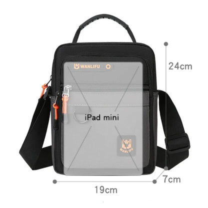Men's Oxford Messenger Shoulder Bag – Lightweight Crossbody Purse
