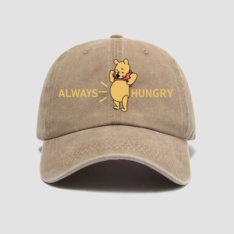 Winnie Pooh Bear Baseball Cap – Cute Anime Sun Hat