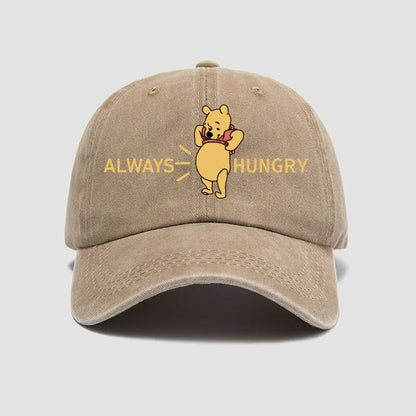 Winnie Pooh Bear Baseball Cap – Cute Anime Sun Hat