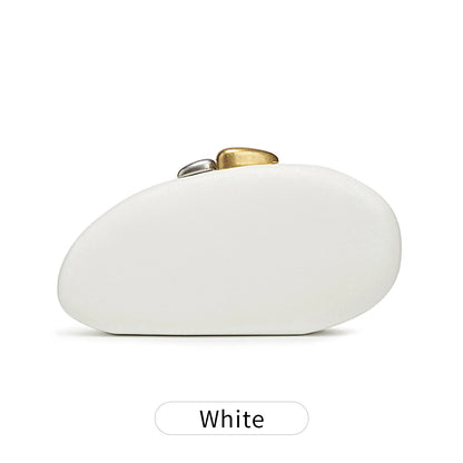 Shell-Shaped Evening Clutch Bag – Women's Luxury Crossbody Purse