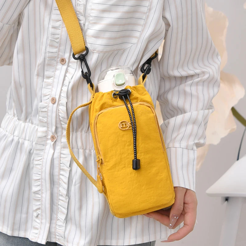 Water Bottle Carrier Bag – Crossbody with Phone Pocket