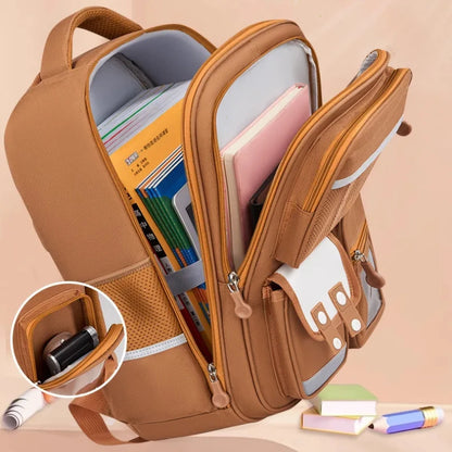 Capybara Kids School Backpack – Orthopedic Waterproof Children's Bag