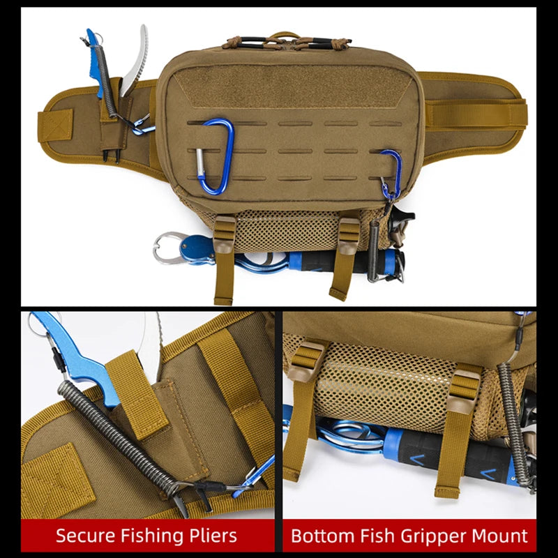 Tactical Waist Bag Crossbody Sling Backpack – Outdoor Chest Pack
