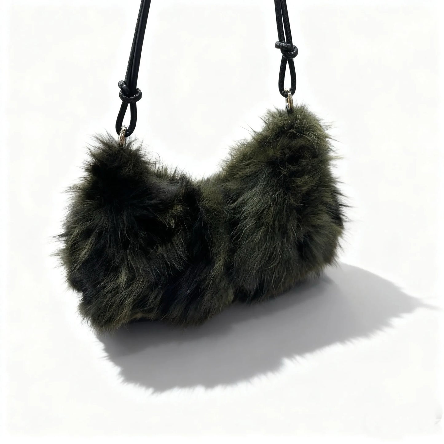 Faux Fur Shoulder Bag — Luxury Tote & Clutch Purse for Women