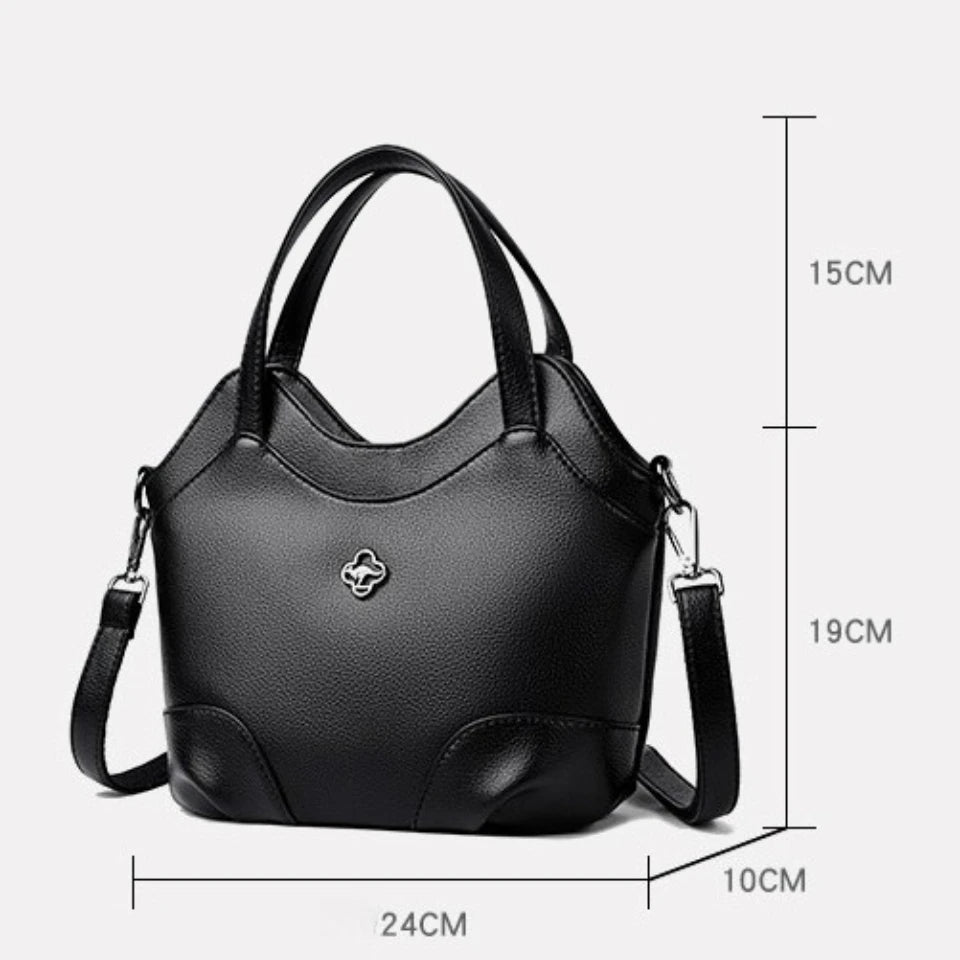 Leather Tote Shoulder Bag for Women – Luxury Handbag