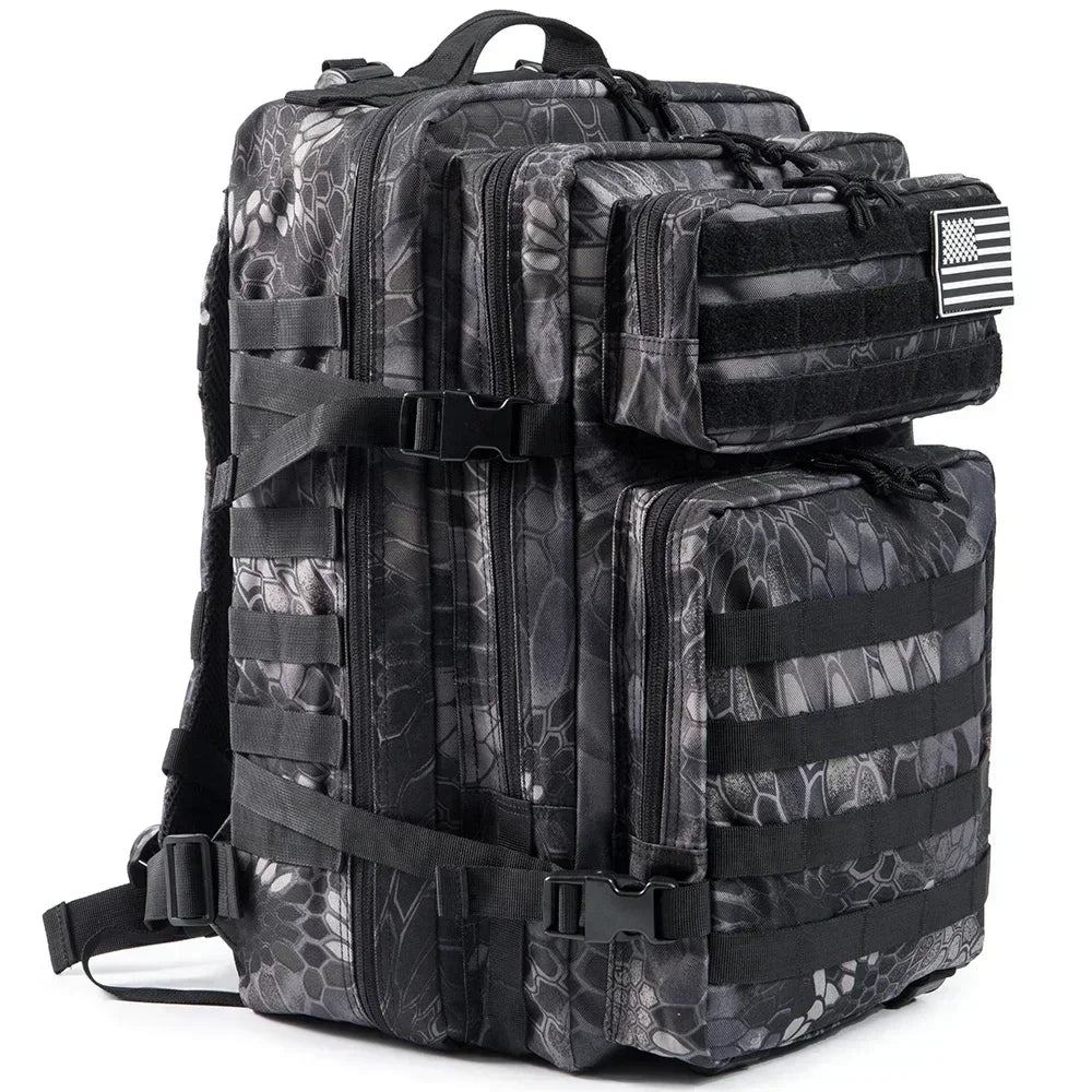 45L Tactical Hunting Backpack – Large Capacity MOLLE Rucksack