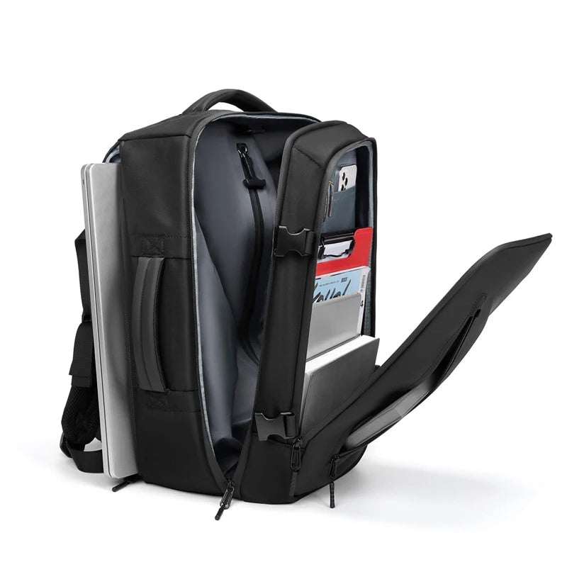 Vacuum Compression Travel Backpack – 16" Laptop, Waterproof, Business & Outdoor