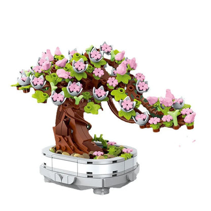 Cherry Blossom Bonsai Building Blocks Set – 462 Pieces