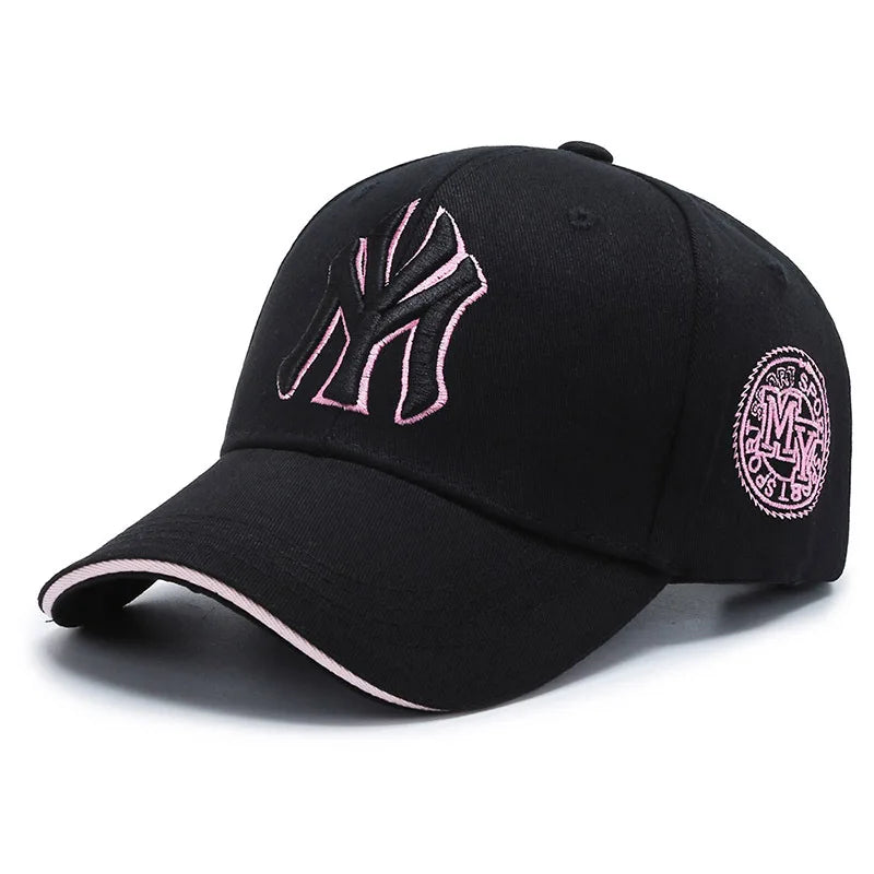 NY Embroidery Baseball Cap – Unisex Cotton Snapback Hat