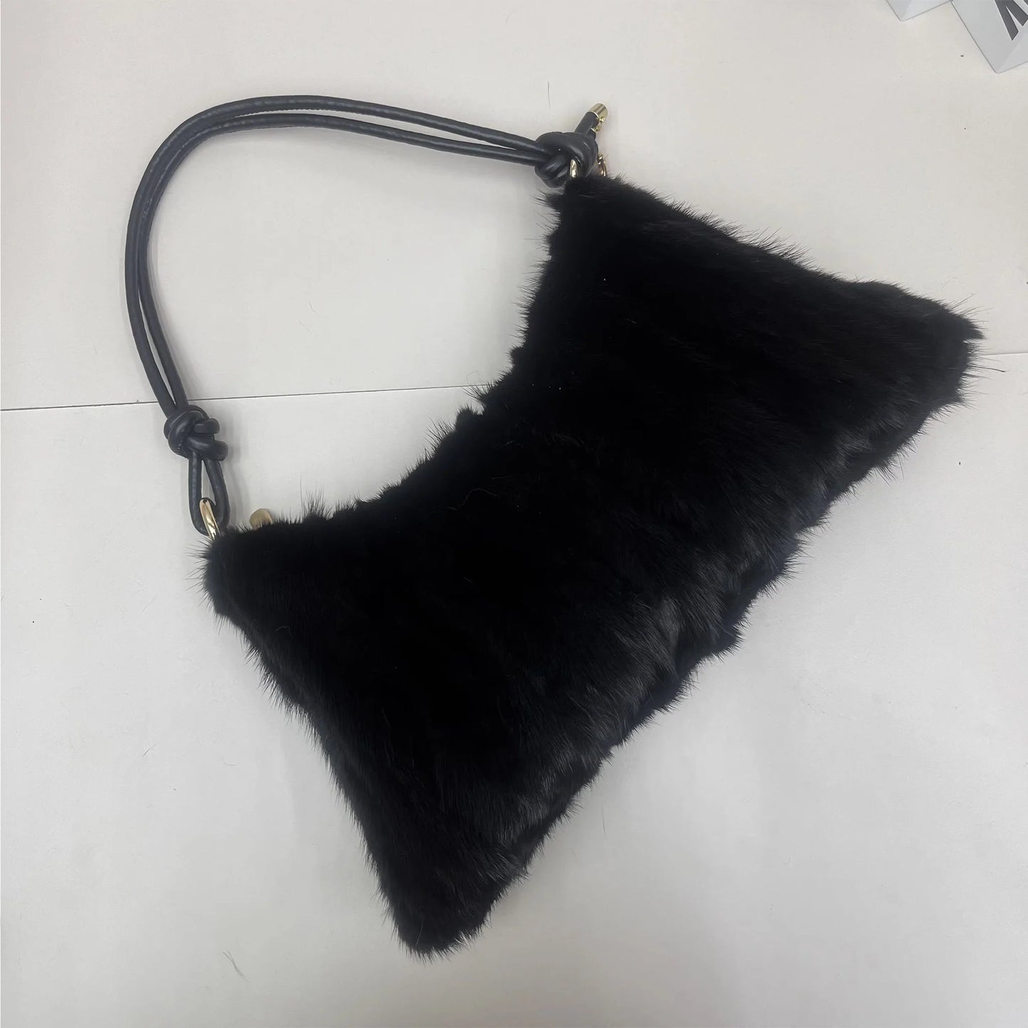 Faux Fur Shoulder Bag – Luxury Women's Crossbody Handbag