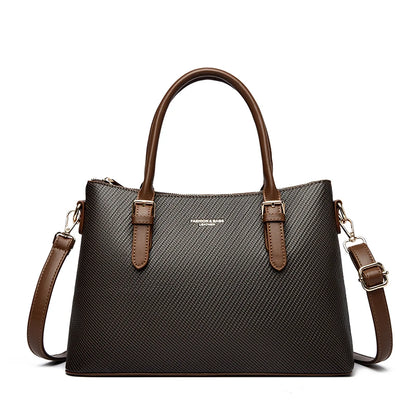 Women's PU Leather Handbag – Large Capacity Shoulder & Crossbody Bag