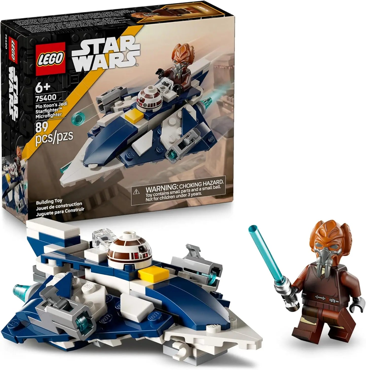 LEGO Star Wars 75400 Plo Koon's Jedi Starfighter Microfighter