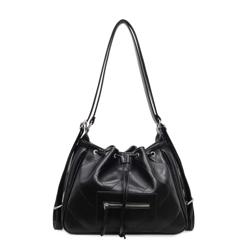 Commuter Tote Bag - Women's Retro Casual Shoulder Backpack