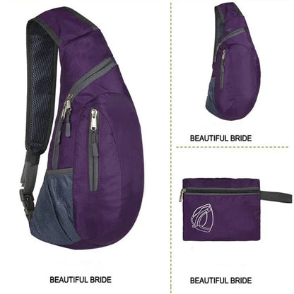Waterproof Sling Bag – Foldable Crossbody Chest Pack for Hiking & Travel