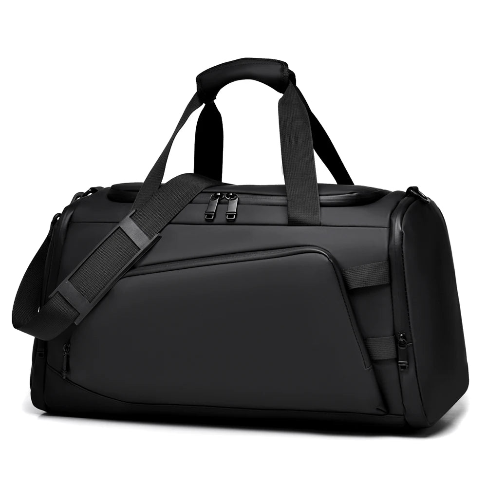 Men's Travel Duffel Bag with Independent Shoe Compartment