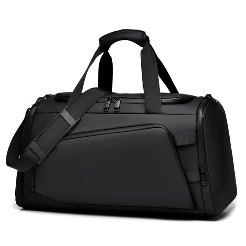 Men's Travel Duffel Bag with Independent Shoe Compartment
