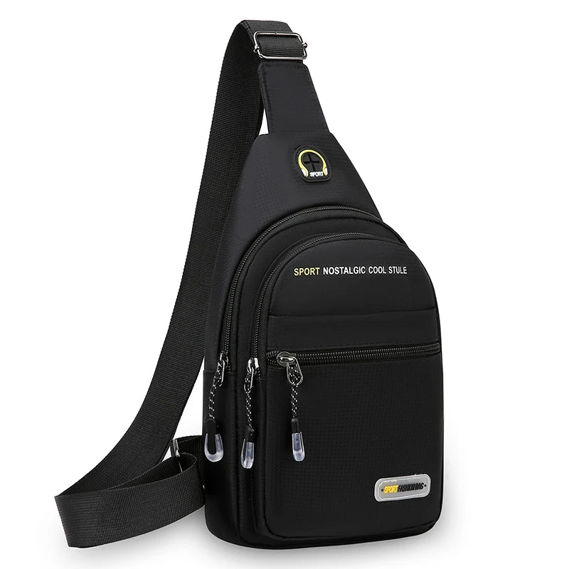 Men's Sling Bag – Multi-Pocket Lightweight Chest Pack