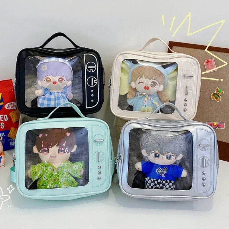 Ita Bag TV-Shaped Transparent Crossbody Bag for Girls