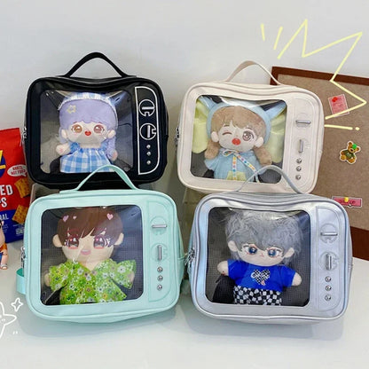Ita Bag TV-Shaped Transparent Crossbody Bag for Girls