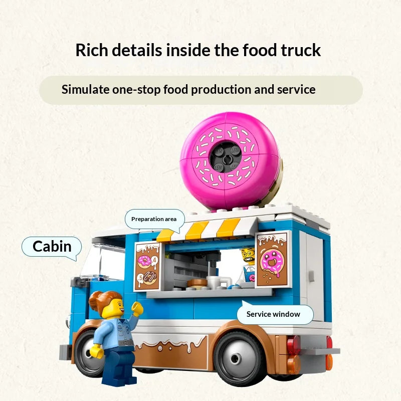 LEGO City 60452 Donut Van Building Set