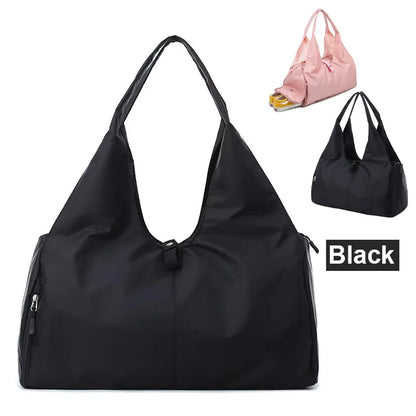 Nylon Sports Tote Bag – Gym & Travel Handbag for Women