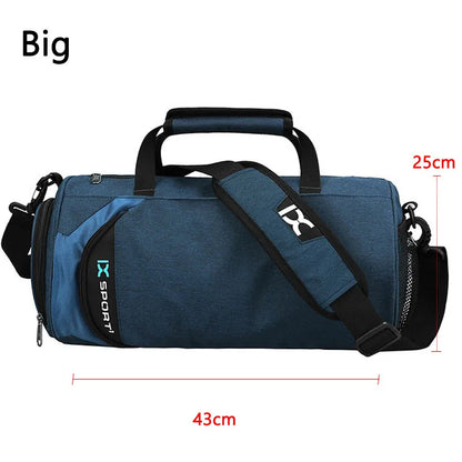 Large Gym Bag – Multifunction Sports Duffel with Wet/Dry Compartment