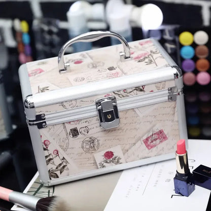 Professional Aluminum Makeup Case with Combination Lock
