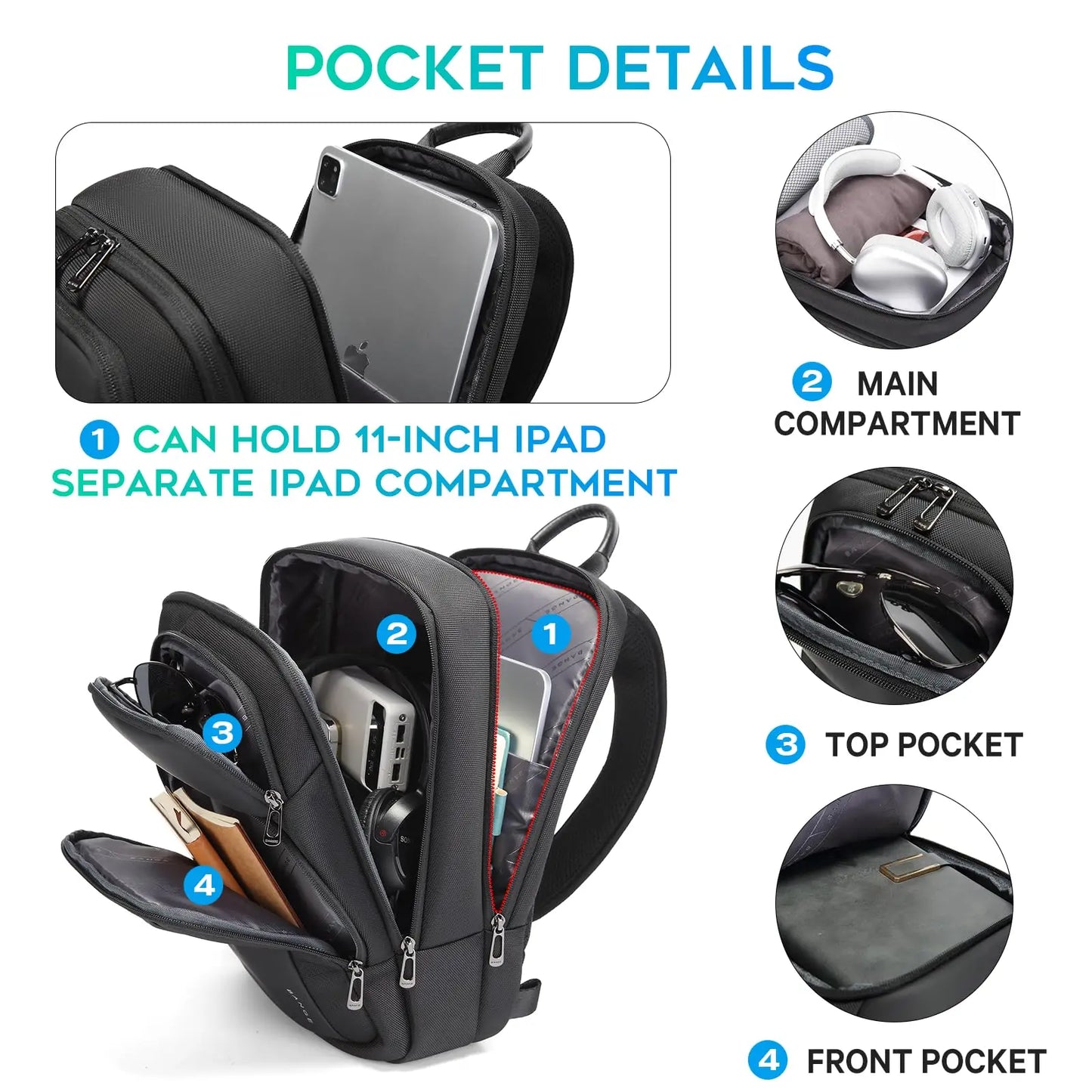 Bange Anti-Theft Sling Bag – Waterproof Crossbody Chest Bag for Men